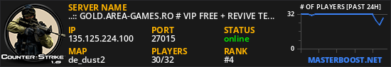 ..:: GOLD.AREA-GAMES.RO # VIP FREE + REVIVE TEAMMATES ::..