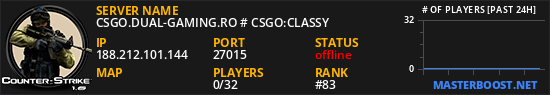 CSGO.DUAL-GAMING.RO # CSGO:CLASSY