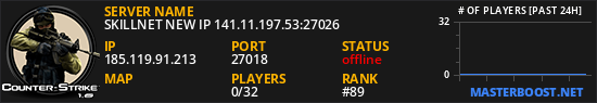 SKILLNET NEW IP 141.11.197.53:27026