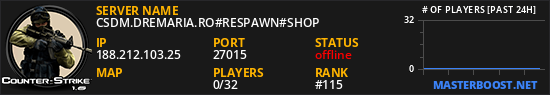 CSDM.DREMARIA.RO#RESPAWN#SHOP