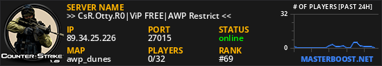 >> CsR.Otty.R0|ViP FREE|AWP Restrict <<