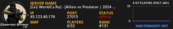 [Cs2.WorldCs.Ro] - [Allien vs Predator | 2024 | WorldCS.Ro]