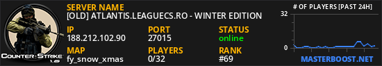 [OLD] ATLANTIS.LEAGUECS.RO - WINTER EDITION