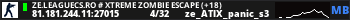 ZE.LeagueCS.Ro # Xtreme Zombie Escape (+18)